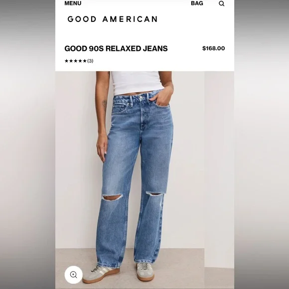 NWT- Good American - Good 90s - size 10/30 - Picture 4 of 11